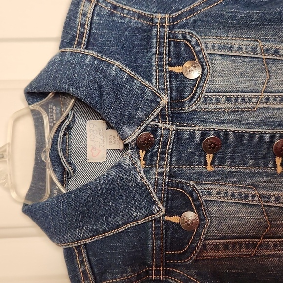 Children's Place Blue Jean Jacket 18-24M - Picture 5 of 10